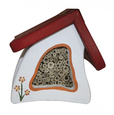 Insektenstübchen Wandmontage, weiß
