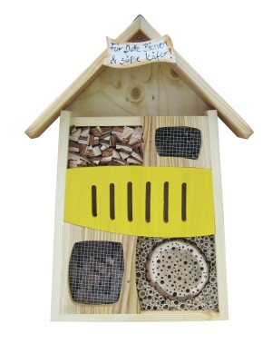Insektenquartier groß "für flotte Bienen & süße Käfer"