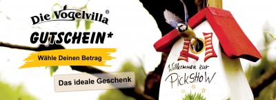 Vogelvilla Geschenk-Gutschein