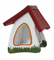 Futterhaus - Futtermini tulpefarben Futterhaus - Futtermini tulpefarben