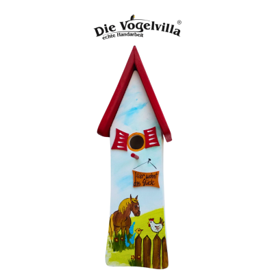 Nistturm "Hier wohnt das Glück"