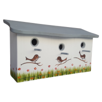 Vorschau: Nisthaus Spatzenstall Wandmontage Vorschau: Nisthaus Spatzenstall Wandmontage