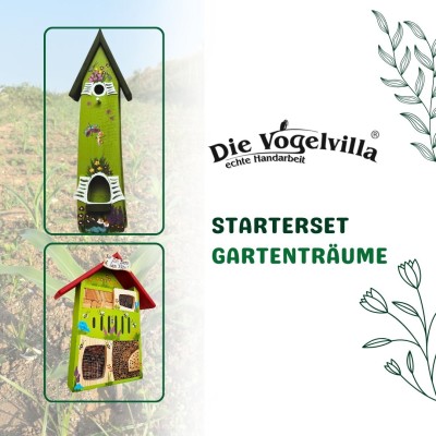 2er Starterset - Vogelvilla "Gartenträume"
