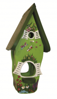Kombiniertes Vogelhaus - Minivilla 1 Gartenzauber Kiwigrün Kombiniertes Vogelhaus - Minivilla 1 Gartenzauber Kiwigrün