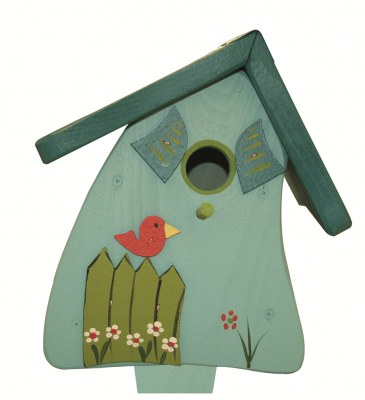 Nistmini Hobbit Gartenlust Blau stehend
