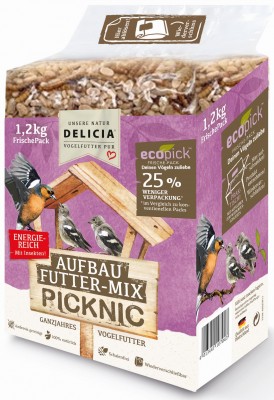 AUFBAU FUTTER-MIX PICKNIC - VAKUUMPACK 1,2 Kg