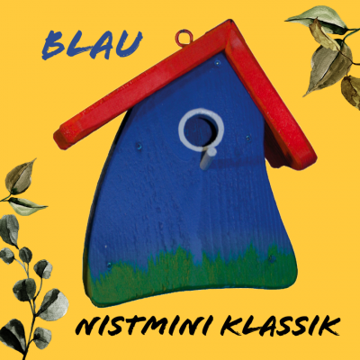 Prämienartikel Nistkasten - Nistkasten Nistmini Klassik blau
