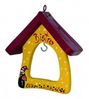 Futterschaukel "Bistro Winterrabe" mini hängend Futterschaukel "Bistro Winterrabe" mini hängend