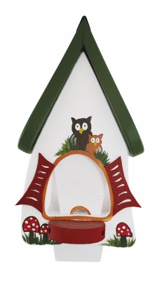 Futterhaus mit Silo - Futtervilla mini Hobbit Eulen