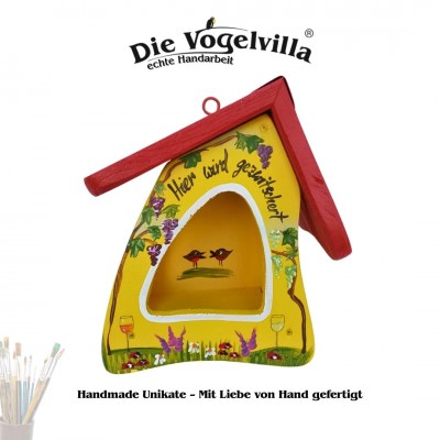 Futterhaus - Futtermini "Hier wird gezwitschert"