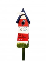 Nisthaus "Nisttürmchen Auf zu neuen Ufern" Leuchtturm Nisthaus "Nisttürmchen Auf zu neuen Ufern" Leuchtturm