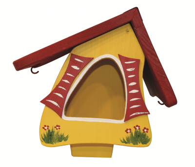 Futtermini Hobbit groß stehend Gelb