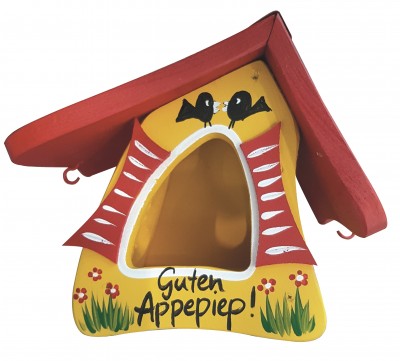 Futterhaus - Futtermini Guten Appepiep langes Dach mit Haken