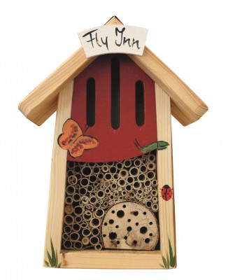 Insektenhaus "Insektenhotel Mini Fly Inn" bemalt