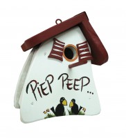 Nistkasten - Nistmini Piep Peep weiß Nistkasten - Nistmini Piep Peep weiß