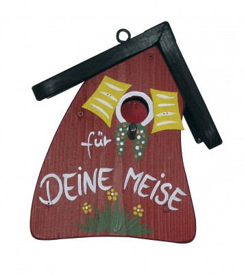 Nistkasten - Nistmini für Deine Meise leuchtrot