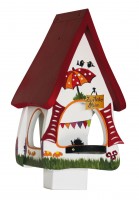 Futterhaus mit Silo - Futtervilla klein Zwitscherstube Futterhaus mit Silo - Futtervilla klein Zwitscherstube