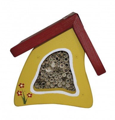 Insektenstübchen Wandmontage, gelb
