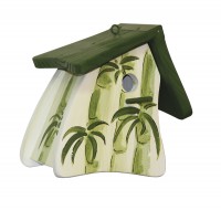 Nistkasten - Nistmini Wellness weiss-grün Nistkasten - Nistmini Wellness weiss-grün