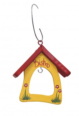 Vogelhaus: Futterschaukel "Bistro" mini hängend Gelb