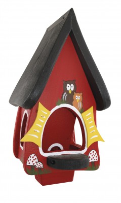 Futterhaus mit Silo - Futtervilla mini Hobbit Eulen